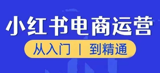 红书电商运营课，从入门到精通，带你抓住又一个赚钱风口-为学素材网